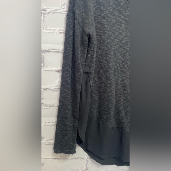 Anthropologie Dellata Nubby CircleLight Sweater Women - Charcoal Gray - Picture 3 of 7